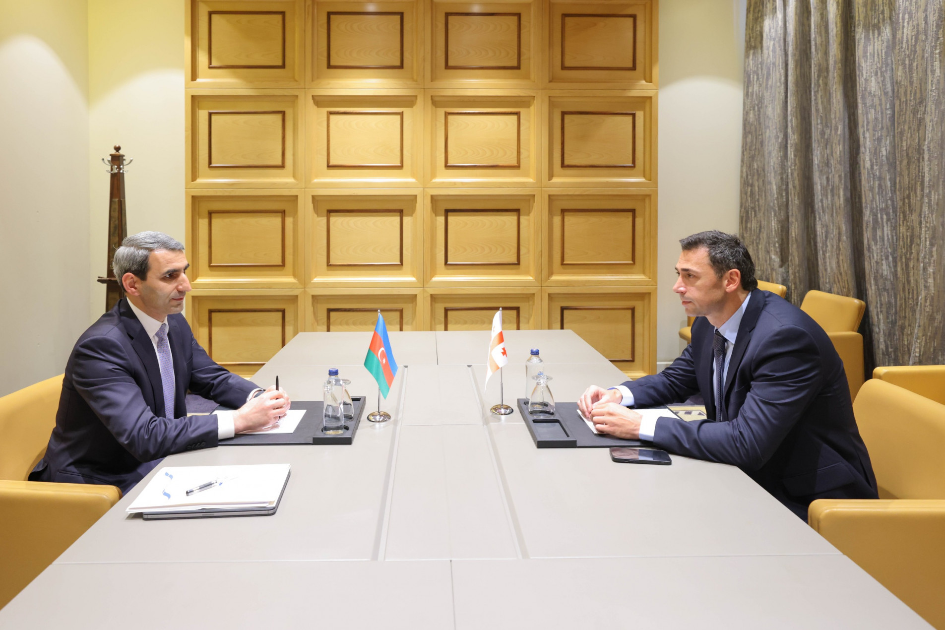 ADY Chairman Discusses Efficient BTK Supplies with His Georgian Counterpart