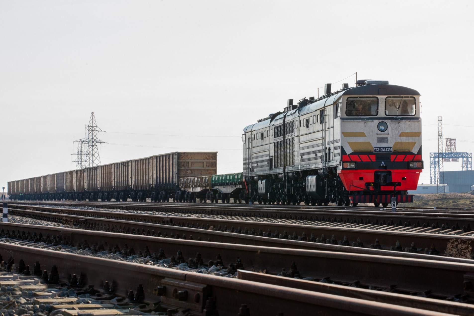 First time in history: Transit Cargo Transportation by Railway Begins from Zira Port