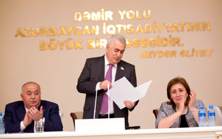YAP-ın  “Azərbaycan Dəmir Yolları” QSC-dəki ərazi ilk partiya təşkilatının hesabat-seçki  konfransı keçirilib