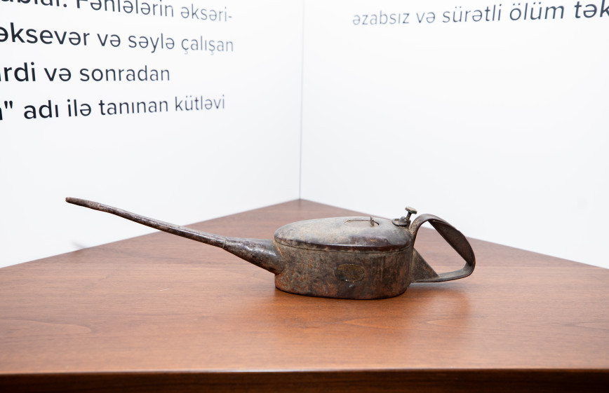 Dəmiryol Muzeyinin tarixi eksponatı
