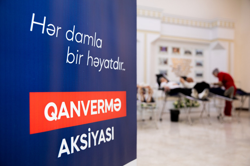 ADY-də Ümummilli Lider Heydər Əliyevin anadan olmasının 102-ci ildönümünə həsr olunmuş qanvermə aksiyası keçirilib